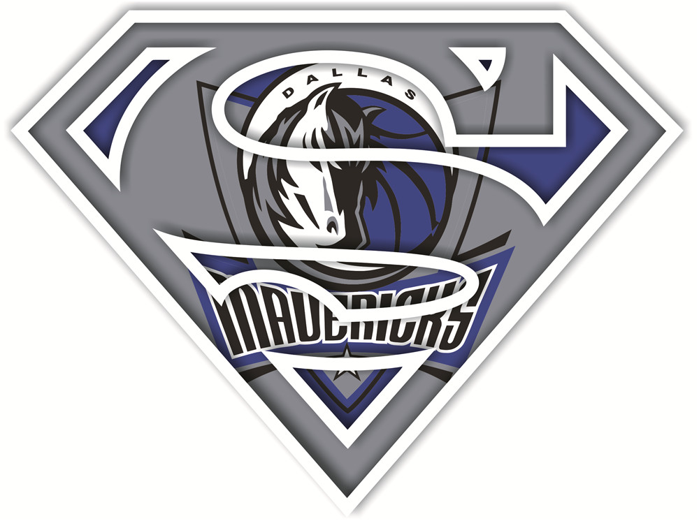 Dallas Mavericks superman iron on heat transfer